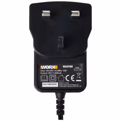 WORX WA3760 18V (20V MAX) Battery Charger for all Worx batteries and tools