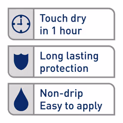 Dulux Quick Dry Satinwood Paint For Wood And Metal - Egyptian Cotton 750Ml