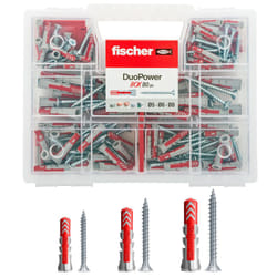 Fischer 544546 Duopower Universal Dowels Kit with Screw, ?Transparent