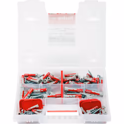 Fischer 544546 Duopower Universal Dowels Kit with Screw, ?Transparent