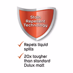 Dulux Easycare Washable & Tough Matt Emulsion Paint - Egyptian Cotton - 2.5L
