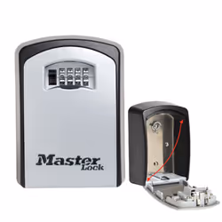 MASTER LOCK Extra Large Key Safe Wall Mounted, XL 106 x 146 x 53 mm, Outdoor, Mounting Kit, for Home Office Industries Vehicl ...