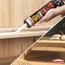 UniBond No More Nails Original, Heavy-Duty Mounting Adhesive, No Nails Strong Glue for Wood, Ceramic, Metal etc, White Instant Grab Adhesive, Pack of