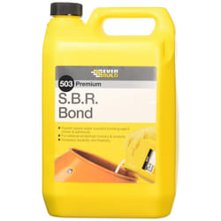 Everbuild 503 Premium S.B.R. Bond Admixture ? Water Resistant Bonding Agent ? White ? 5 litre