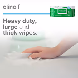 Clinell Universal Cleaning and Disinfectant Wipes for Surfaces - Pack of 6 - 100 Thick Wipes per Pack - Multi Purpose Wipes, Kills 99.99% of Germs,