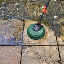 Bosch Aquasurf 250 patio cleaner attachment (accessories for Bosch high-pressure cleaner) green