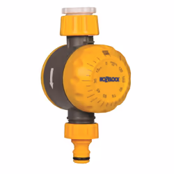 HOZELOCK - Manual Countdown Timer for Watering: Mechanical Switch, Compatible with ? 21mm (1/2"), ? 26.5mm (3/4") or ? 33.3mm ...