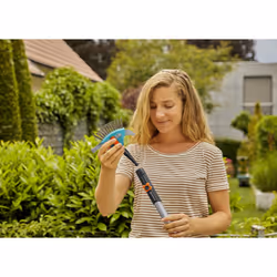 Gardena combisystem 3-in-1 Patio Cleaner: Multi-function garden tool for removing tares and moss from narrow & wide patio joints, metal brush,