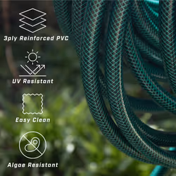 Faithfull 30M (98ft) Reinforced Hose 12.7 mm (1/2 Inch) Diameter ? PVC Garden Hose Pipe