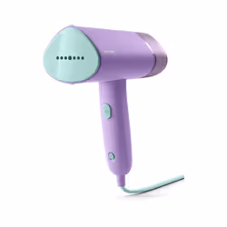 Philips 3000 Series Handheld Steamer - 1000W, 20 g/min Steam, Detachable 100ml Water Tank, Plastic Plate, Storage Pouch Inclu ...
