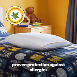 Silentnight Healthy Growth Breathable Pillow - Kids Pillow with Mesh Sides for a Refreshing Nights Sleep - Cotton, Anti Bacterial and Machine