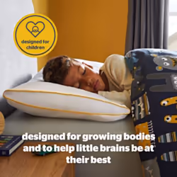 Silentnight Healthy Growth Breathable Pillow - Kids Pillow with Mesh Sides for a Refreshing Nights Sleep - Cotton, Anti Bacterial and Machine