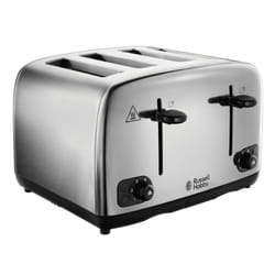 Russell Hobbs 4 Slice Toaster with Perfect Toast Technology for improved evenness (Wide slots, Lift & look feature, 6 Browning levels, Frozen & Cancel