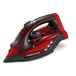 Morphy Richards EasyCHARGE Cordless Steam Iron, Non Stick Ceramic Soleplate, 130g Boost, 30g Output, 350ml Water Tank, Anti Drip and Scale, Auto