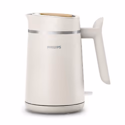 Philips Eco Conscious Edition Kettle 5000 Series, 100% Bio-based plastics*, 1.7 L Capacity, Cordless + 360? Pirouette Base, S ...