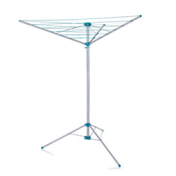 Minky Freestanding Portable Rotary Airer Washing Line for Indoor, Outdoor, or Camping Use, Silver