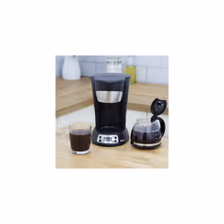 Swan SK13130N Programmable Coffee Maker with Keep Warm Function, LCD Timer, 750ml, 700W, Black