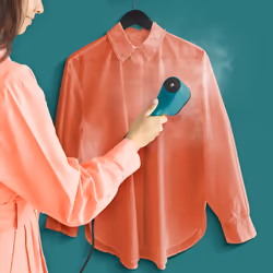 Tefal Pure Pop Slim Handheld Clothes Steamer, No Ironing Board Needed, Ready to Use in 15 Seconds, 70ml Detachable Water Tank, Travel Iron, Garment