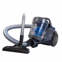 Russell Hobbs Cylinder Vacuum Cleaner ATLAS2 2.5 Litre Grey & Blue with 3 in 1 Multi-Tool, Triple Dust Lock 700W High Efficie ...