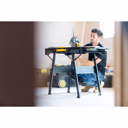 STANLEY FATMAX Express Folding Workbench - Portable Work Surface with 450kg Large Load Capacity, Clamp Compatable, FMST1-75672