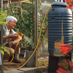 HOZELOCK - Waterbutt Pump 2200 : Ideal for Automatic Watering Systems, Capacity 2200 LPH with 1.1 Bar Pressure, Designed to Pump Water from a Rain