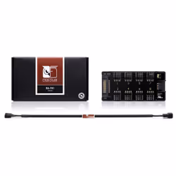 Noctua NA-FH1, 8 Channel Fan Hub for up to Eight 12V or 5V Based 4-pin PWM or 3-pin Fans (Black)