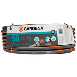 Gardena Comfort Flex Hose 19 mm (3/4 inch), 50 m: Dimensionally Stable, Flexible Garden Hose with a Power Grip Profile, of high-Quality Spiral Fabric,