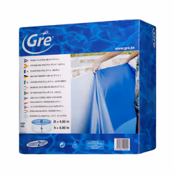 Gre FPR450 Round Pool Liner, 450 x 90 cm (L x H) Overlap System, Blue