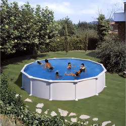 Gre FPR450 Round Pool Liner, 450 x 90 cm (L x H) Overlap System, Blue