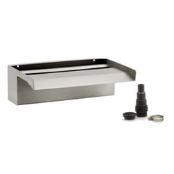 Oase 70771 Waterfall XL 30 - Waterfall 30 cm Wide in Stainless Steel Look for Water Features in the Garden and Outdoor Use, for Mounting on Walls and