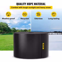 VEVOR Landscape Edging, 10 inch Depth 150 ft Total Length, Recycled HDPE Coiled Terrace Board, Flexible Bender Border for Landscaping, Lawn, Garden,