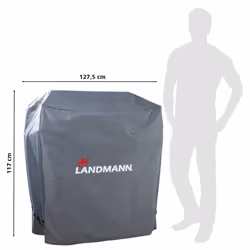 Landmann Premium weather protection cover made of robust polyester fabric and waterproof, UV-resistant, breathable and cold-resistant, suitable for