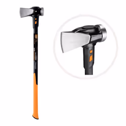 Fiskars IsoCore Builder?s axe, XXL, Length: 92 cm, Weight: 3.6 kg, Black/Orange, 1020220
