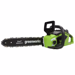 Greenworks GD40CS15 Cordless Chainsaw with Brushless Motor, 14 Inch (35cm) Bar Length, 12m/s Chain Speed, 3.5kg, Auto-Oiler,  ...