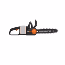 Worx WG350E.9 20V Cordless Brushless Chainsaw 30cm Bar, High-Speed 10m/s Cutting, Tool-Free Tensioning, Auto Lubrication, Pow ...