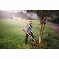 Einhell Power X-Change 36V Cordless Strimmer - 30cm Cutting Width, Cordless Grass Trimmer and Lawn Edger With Auto Line-Feed - GE-CT 36/30 Li E Solo