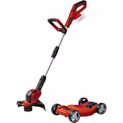 Einhell Power X-Change 18/28 Cordless Strimmer With Mower Attachment - 18V, 28cm Cutting Width, Battery Strimmer Cordless Gra ...