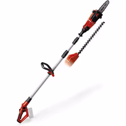 Einhell Power X-Change 18V Cordless Multifunctional Garden Tool - 2-in-1 Long Reach Hedge Trimmer And Mini Chainsaw / Pruning ...