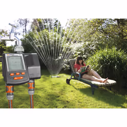 Gardena Irrigation Computer Multicontrol Duo: Automatic Irrigation Control, Weekdays programmable, 22x17.2x17.8 cm