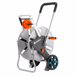 Gardena CleverRoll L Easy Metal: Large hose trolley with up to 100 m capacity, especially stable hose guide in a robust metal frame (18550-20)