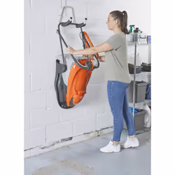 Flymo EasiGlide 360 Hover Collect Lawn Mower - 1800W Motor, 36cm Cutting Width, 26 Litre Grass Box, Folds Flat, 10m Cable Length, Orange and Grey