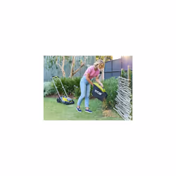 Ryobi OLM1833B 18V ONE+ Cordless 33cm Lawnmower (Body Only), Anthracite/Green