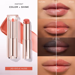 Lanc?me Lip Id?le Squalane-12 Butterglow Hydrating Lip Balm, Instant Shine And Supercharged Hydration, 33 Id?le Nude