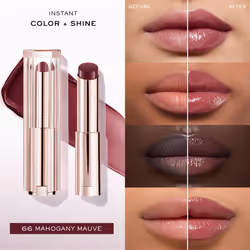 Lanc?me Lip Id?le Squalane-12 Butterglow Hydrating Lip Balm, Instant Shine And Supercharged Hydration, 66 Mahogany Mauve
