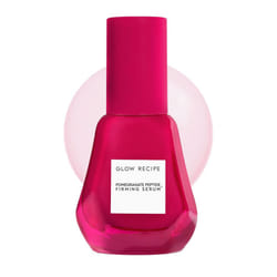 Glow Recipe Pomegranate Copper Peptides Face Serum - Face Firming Peptide Serum for Women & Men with Polypeptides + Hyaluronic Acid - Hydrating &