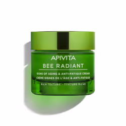 Apivita Bee Radiant Signs of Aging & Anti-Fatigue Face Cream 50ml - Antiwrinkle Moisturizer for Dry Skin With Propolis & Whit ...