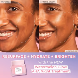 Glow Recipe Watermelon Glow Sleeping Mask - Exfoliating, Anti-Aging + Brightening Overnight Face Mask with AHA, Hyaluronic Acid + Pumpkin Seed Extract