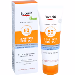 Eucerin Sensitive Protect Face Sun Creme LSF 50+, 50 ml Cream