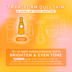 Glow Recipe Cloudberry Brightening Toner + Essence Skincare - CoQ10 Face Toner to Strengthen Skin Barrier + Hydrating Rice Water, Vitamin C, E & 5%