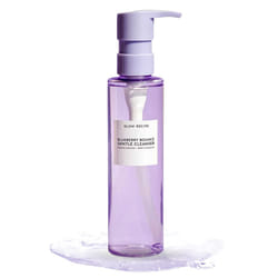 Glow Recipe Blueberry Bounce Hyaluronic Acid Foaming Cleanser - Pore-Refining + Hydrating Gentle Face Cleanser with AHA - Vegan + Cruelty-Free Face